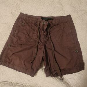 Calvin Klein Women's Dark Brown Cargo Shorts